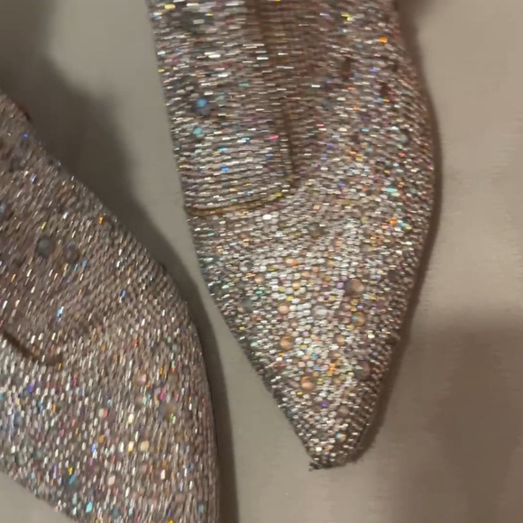 Betsy Johnson’s crystal boots size 8 - Picture 1 of 3